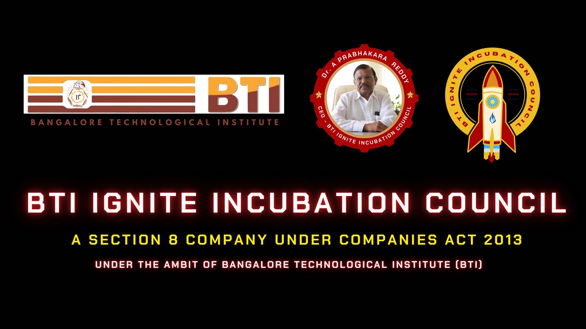 BTI IGNITE Admissions 2026 — slide 1