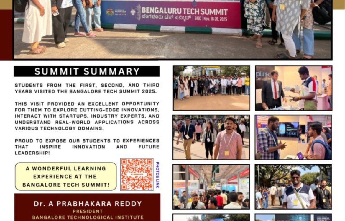 Visit to Bangalore Tech Summit 2025