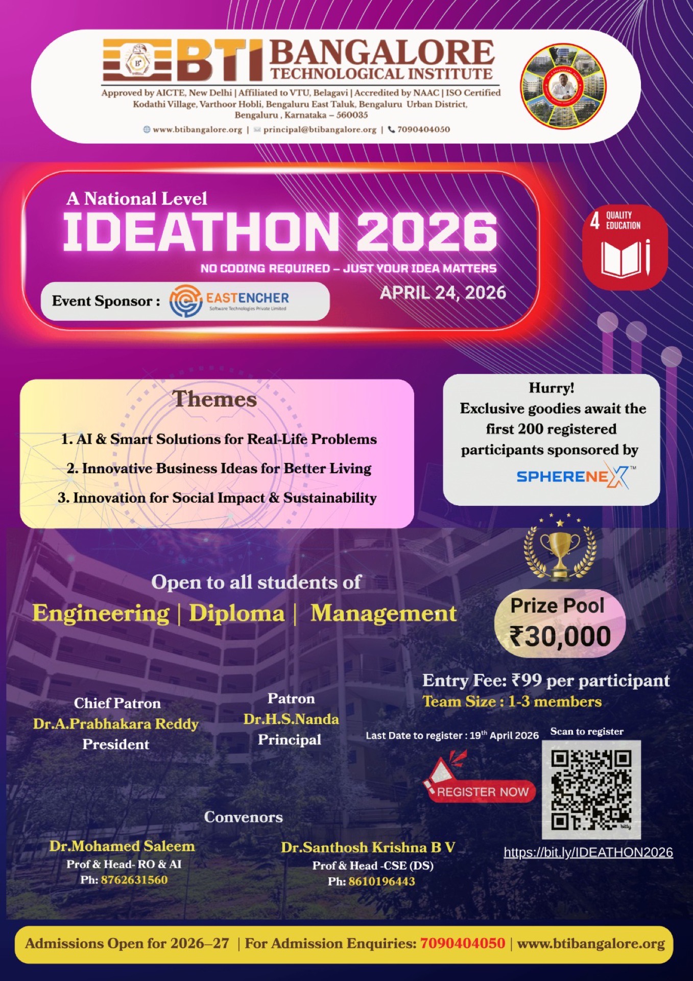 IDEATHON 2026-National Level Innovation Competition