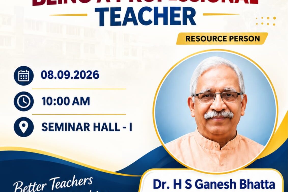 FDP on Being a Professional teacher
